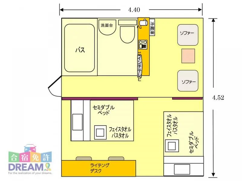 ツインB間取り